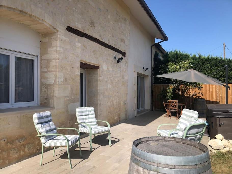 Gite Avec Spa Privatif A 500M De Margaux Soussans Exterior foto